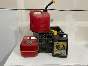 Gas Cans and Bar Oil