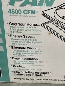 24 Whole House Fan