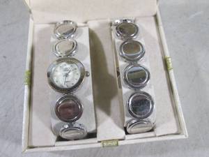 lot 39 image: (EC1) Figaro Couture Watch and Brac...