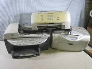 lot 84 image: (EW4) 3 Printers - HP - Epson - Lex...