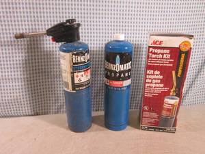 lot 91 image: (BSB) Propane Torch Kit and 2 Extra...