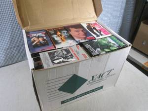 lot 112 image: (EC1) Box Full of Assorted VHS Movi...