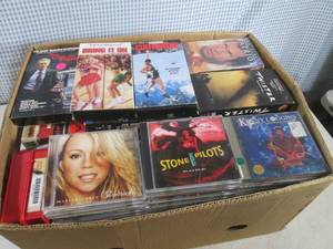lot 115 image: (EC1) Box Full of Assorted CDs and...
