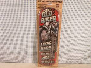 lot 176 image: (H-1) Metal Thermometer An Old Bik...