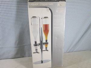 lot 211 image: (EC1) 2-Bottle Liquor Dispenser...