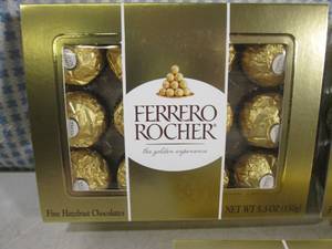 lot 233 image: (B-1) 3 Boxes Ferrero Rocher Fine H...