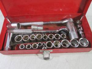 lot 292 image: (EC1) Socket Set in Metal Box...