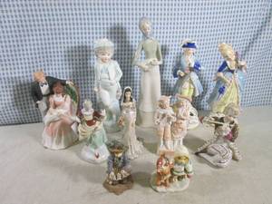 lot 293 image: (CS) Assorted Porcelain Figures Etc...