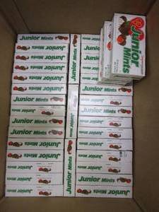 lot 295 image: LOT OF 36 Junior Mints Heart Shaped