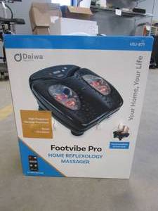 lot 323 image: Daiwa Felicity Foot Massager Machine for Plantar Fasciitis with Heat to Boost Blood Circulation and Help with Neuropathy (OPEN BOX)
