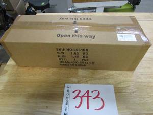 lot 343 image: Vertical 8 Tier Space Saving Shoe Rack with Cloth and Metal