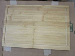 lot 356 image: 24 in x 16 in x 1.25 in Solid Wood Serving Tray