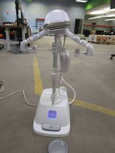 lot 394 image: Conair Turbo ExtremeSteam 1875 Watt Full Size Garment Steamer, Professional Steam and Press (ONE WHEEL IS BROKEN)