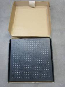 lot 401 image: 16 in x 16 in Rainfall Showerhead in Black (SHOWERHEAD ONLY)