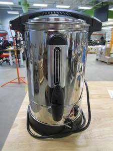 lot 408 image: Zulay Premium 50 Cup Commercial Coffee Urn - Stainless Steel Large Coffee Dispenser For Quick Brewing - Automatic Hot Water Dispenser (SLIGHTLY USED)