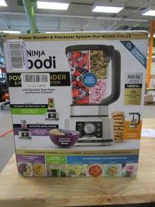 lot 409 image: Ninja SS351 Foodi Power Blender & Processor System 1400 WP Smoothie Bowl Maker & Nutrient Extractor (APPEARS TO BE NEW IN BOX)