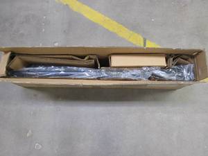 lot 438 image: 24W Wing Shade Floor Lamp (Includes LED Light Bulb) - OttLite (OPEN BOX)
