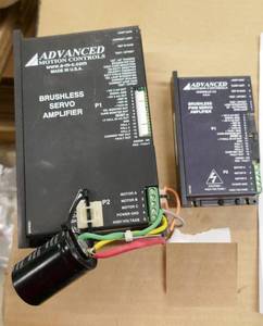 lot 1 image: Two Advanced Motion Controls Brushless Servo Amps