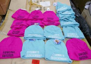 lot 19 image: 19 Disney stocking hats from Lion King and Frozen