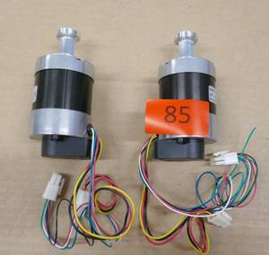 lot 85 image: two 3,000 rpm 24vdc stepper motors
