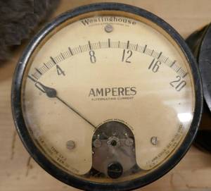 lot 89 image: 2 Large old meters