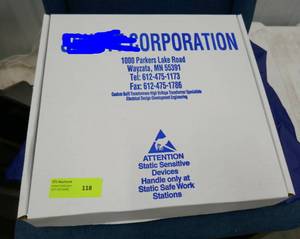 lot 118 image: Lot of 25 cardboard boxes 14-12x13-34x2-14 Can be folded with the brown side out instead