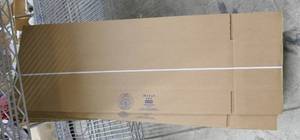 lot 120 image: Lot of 22 cardboard boxes 30x6x6