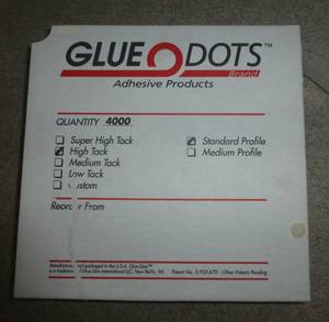 lot 179 image: Big box of glue dots