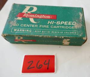 lot 264 image: Vintage Remington HiSpeed box with 16 shells