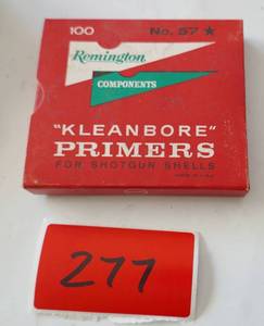 lot 277 image: Vintage Remington shotgun primers - full box of 100