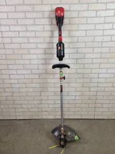 lot 537 image: Troy-Bilt 20V Cordless Weed Trimmer - No Charger - NO SHIPPING