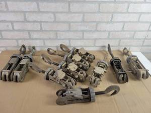 lot 562 image: (10) Aircraft Cargo Ratchet Tiedowns - Part No. 212-1149 or 98313