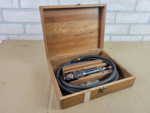 lot 577 image: ARO Equipment Co. Pneumatic Die Grinder in Wood Case - Model TC