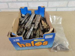 lot 625 image: Box of Assorted End Mills and More - Sizes up to 1.1875