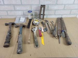 lot 641 image: Hammers, Files. Pliers and More