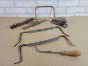 lot 648 image: Antique Draw Knives, Planer and More