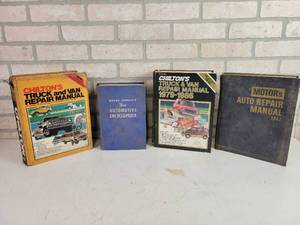 lot 674 image: (4) 60s to 80s Auto and Truck Repair Books