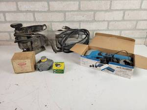 lot 681 image: 12V Auto Hammer, Jigsaws, Regulator and Fuses