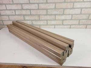lot 686 image: (20) Tan Composite Railing Spindles - NO SHIPPING