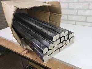 lot 687 image: (30) Black Composite Railing Spindles - NO SHIPPING