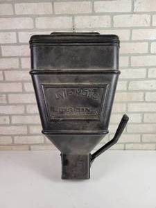 lot 688 image: Uni-Matic Big Bin Wall Mount Dispenser - Dog Food, Charcoal etc. - NO SHIPPING
