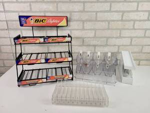 lot 704 image: Assorted Store Displays - Bic Lighters, Skoal and More - NO SHIPPING
