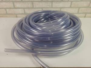 lot 709 image: 100 Roll of Clear Vinyl Tubing - 34 ID - New, no box