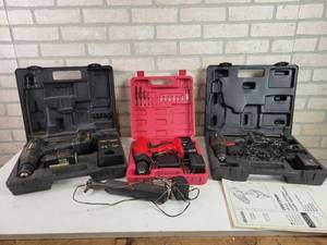 lot 776 image: (4) Cordless Power Tools - Untested - NO SHIPPING