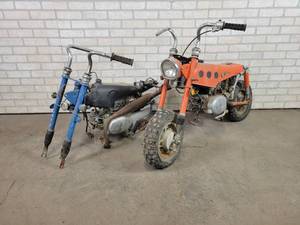 lot 486 image: 1971 SUZUKI MT50 Mini-Bike and 1972 SUZUKI MT50 Trailhoppers - NO SHIPPING