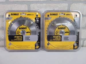 lot 793 image: (2) NEW DeWalt 6-12 Aluminum Cutting Saw Blades - Part No. DW9152