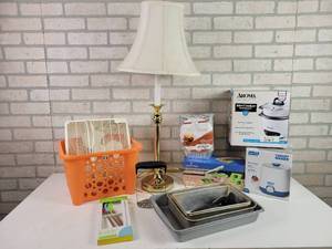 lot 827 image: Small Fan, Food Chopper, Rice Cooker, Pans, Yogurt maker and More - NO SHIPPING