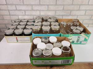 lot 832 image: HUGE Lot of Canning Jars - NO SHIPPING