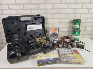 lot 858 image: Craftsman Cordless Drill (Untested), O-Ring Kits and More