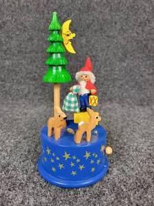 lot 652 image: Steinbach Sandmann Music Box #S45 - Handmade in Germany, SEE VIDEO